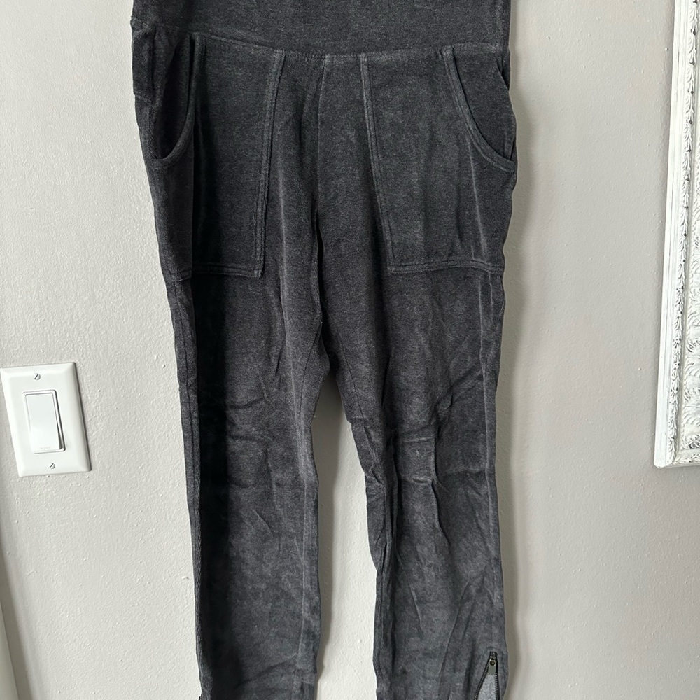 Athleta velour pants